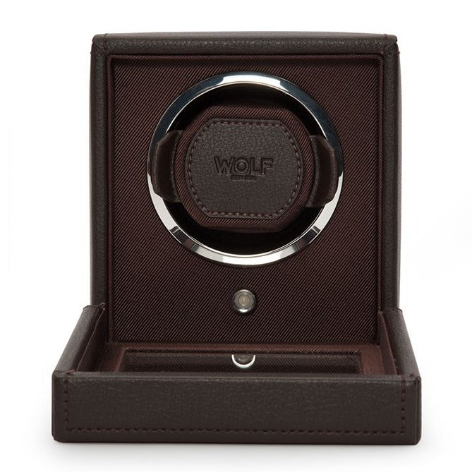 Watch Winder - Brown Cube Cover-1-Le Remontoir