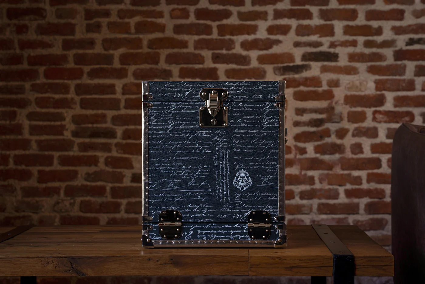 Watch Winder - Navy Blue Parchment Togo-4-Le Remontoir