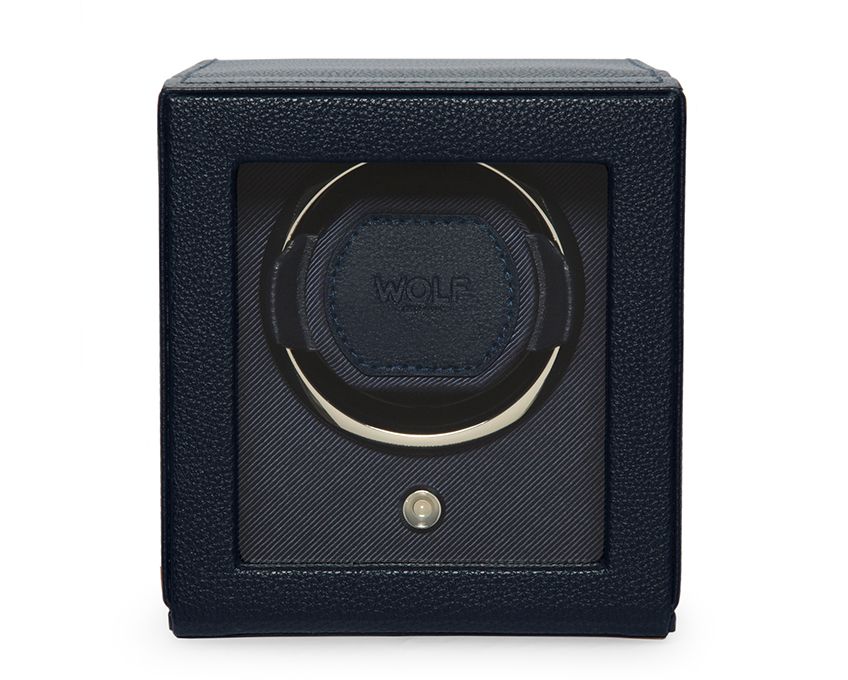 Watch Winder - Navy Cube Cover-4-Le Remontoir