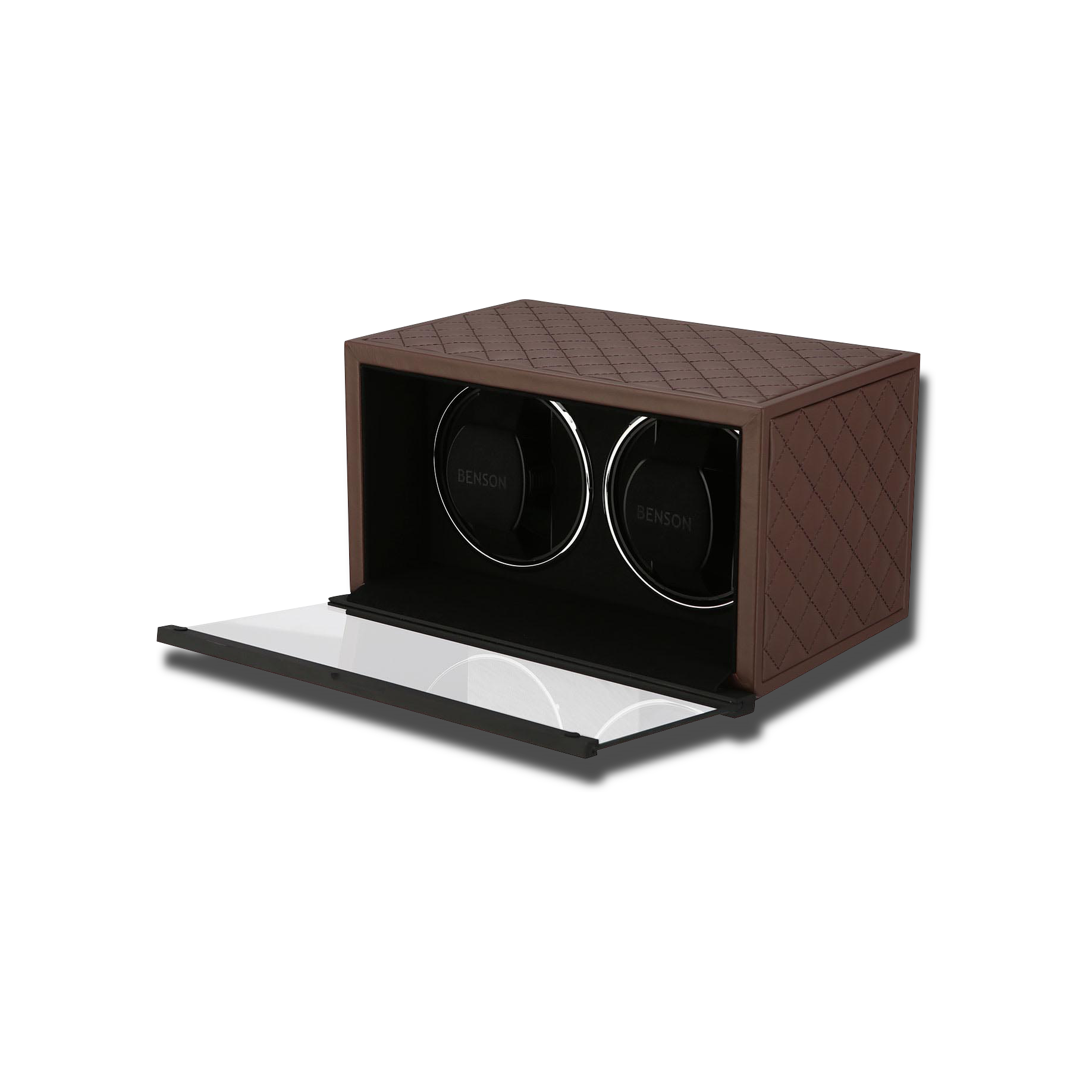 Watch Winder - Swiss Series 2 Brown-2-Le Remontoir