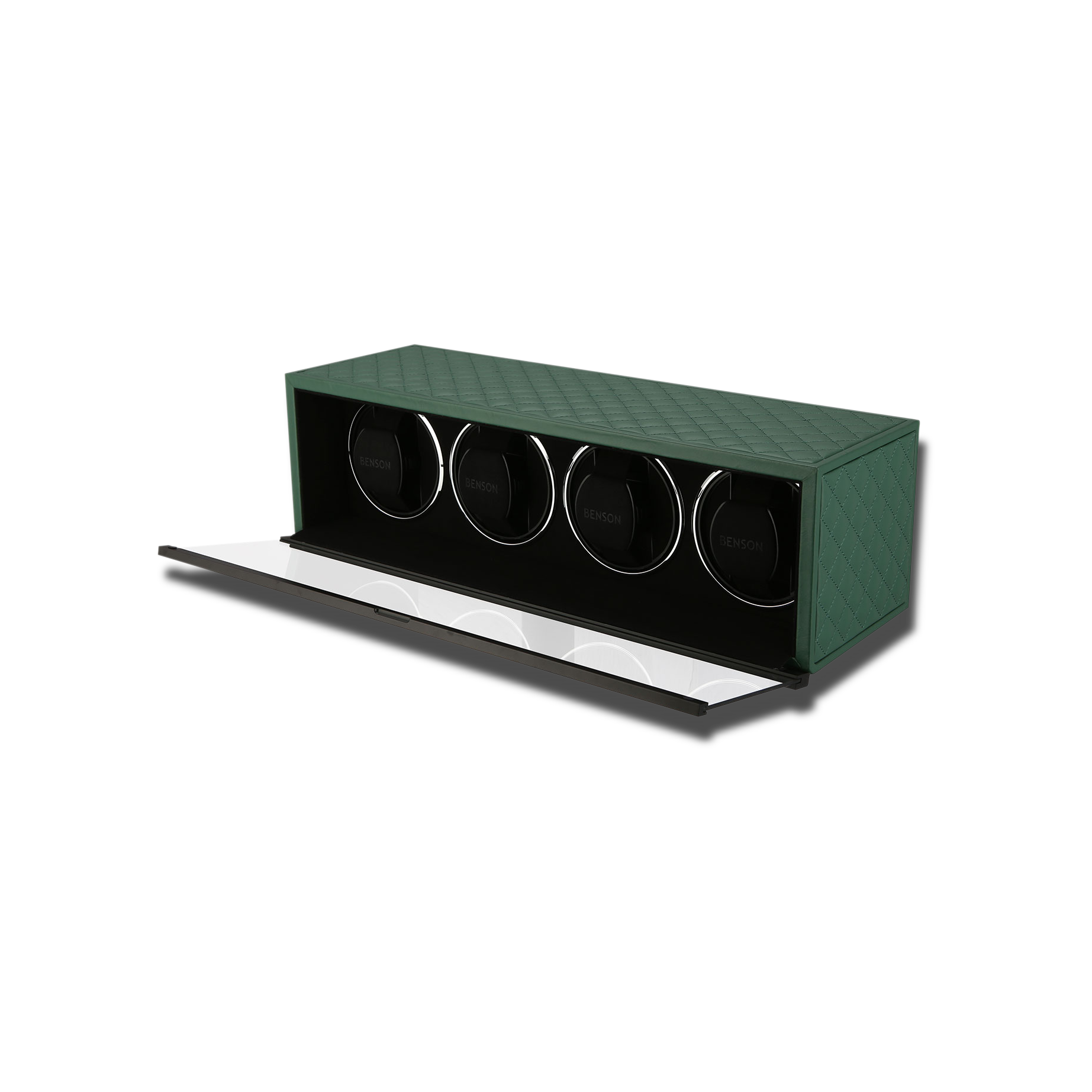 Watch Winder - Swiss Series 4 Green-2-Le Remontoir