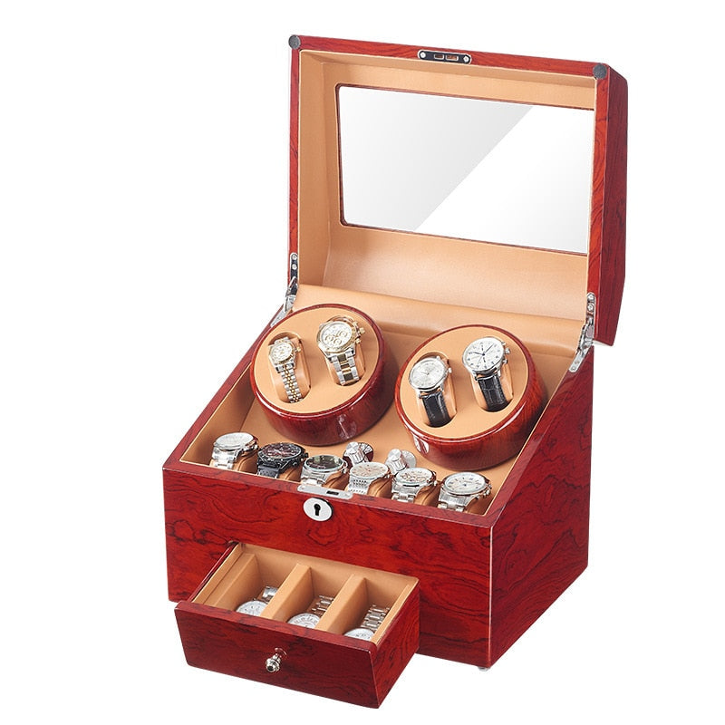 Watch Winder Teak Box Set-1-Le Remontoir