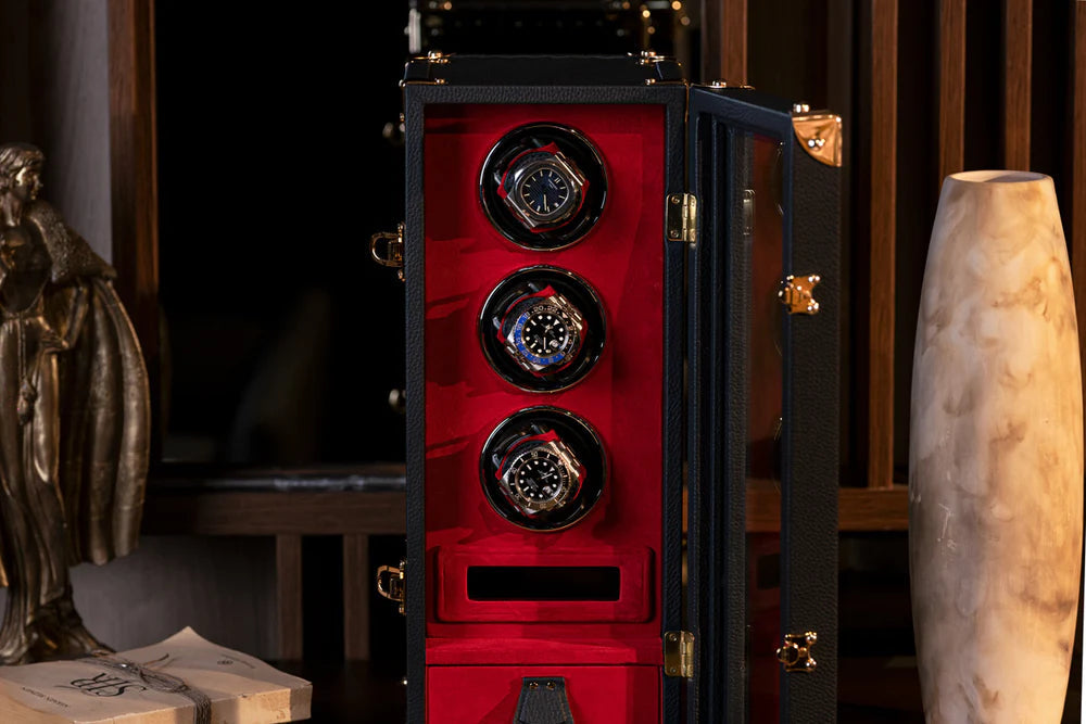 Watch Winder - Togo Royal Trio-2-Le Remontoir
