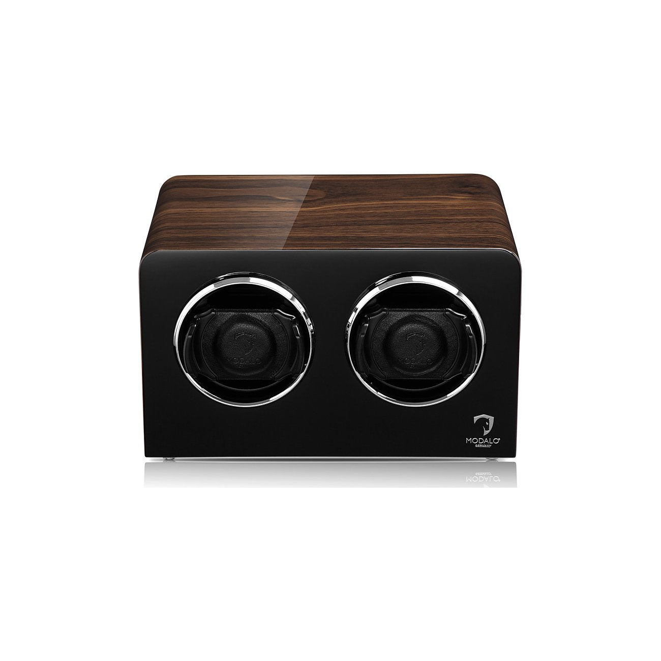 Watch Winder - Walnut Bedside Duo-2-Le Remontoir