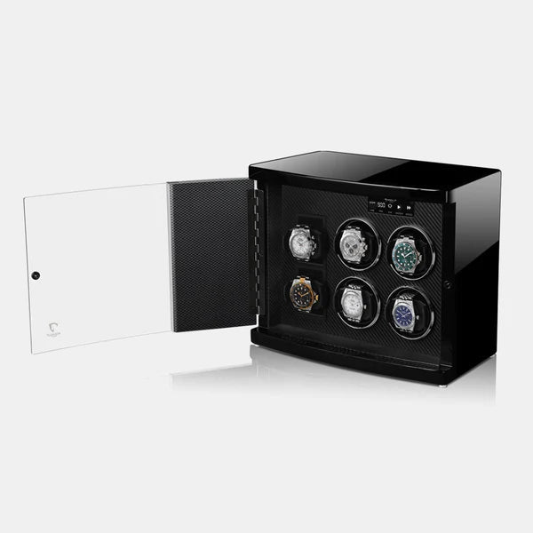 Watch Winder - Walnut Carbon-4-Le Remontoir