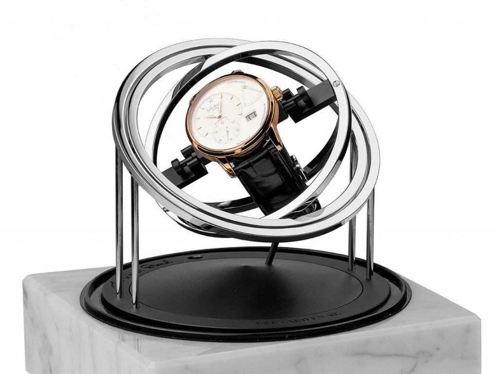 Watch Winder - White Marble-2-Le Remontoir