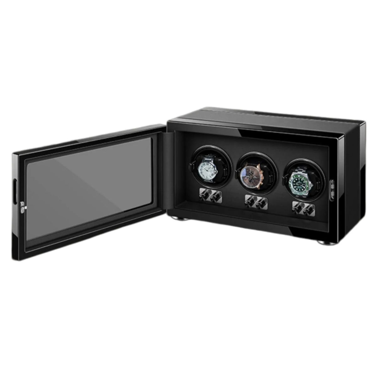 Watch Winder Gentleman Trio Black-2-Le Remontoir