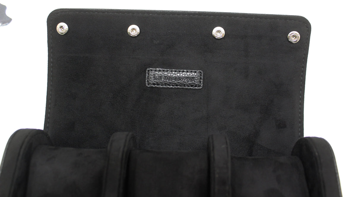 Travel Case · 3 Watches · Onyx Black
