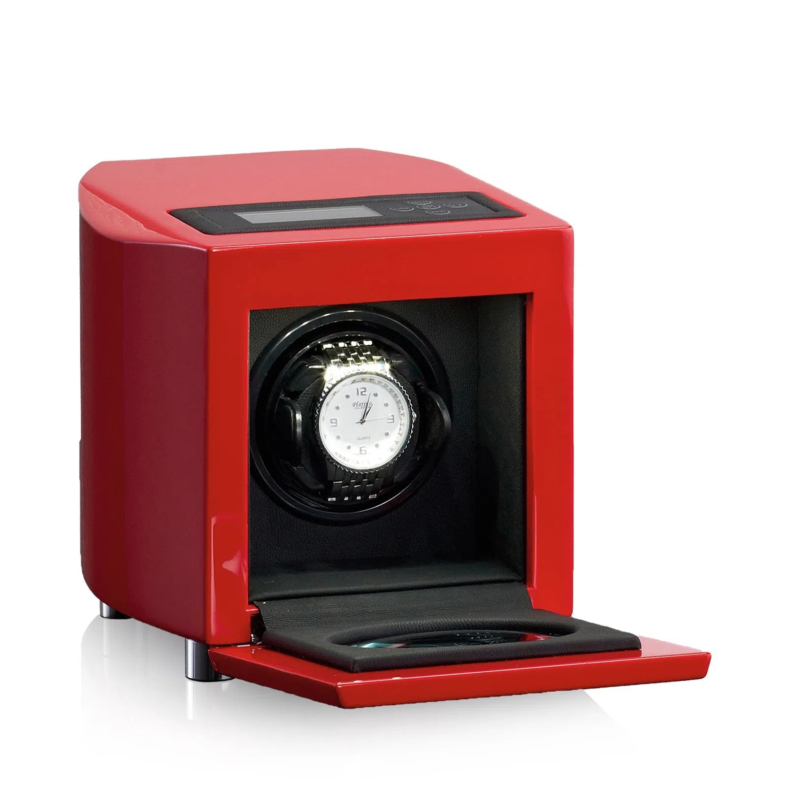 Remontoir Montre Curve Rouge Rouge