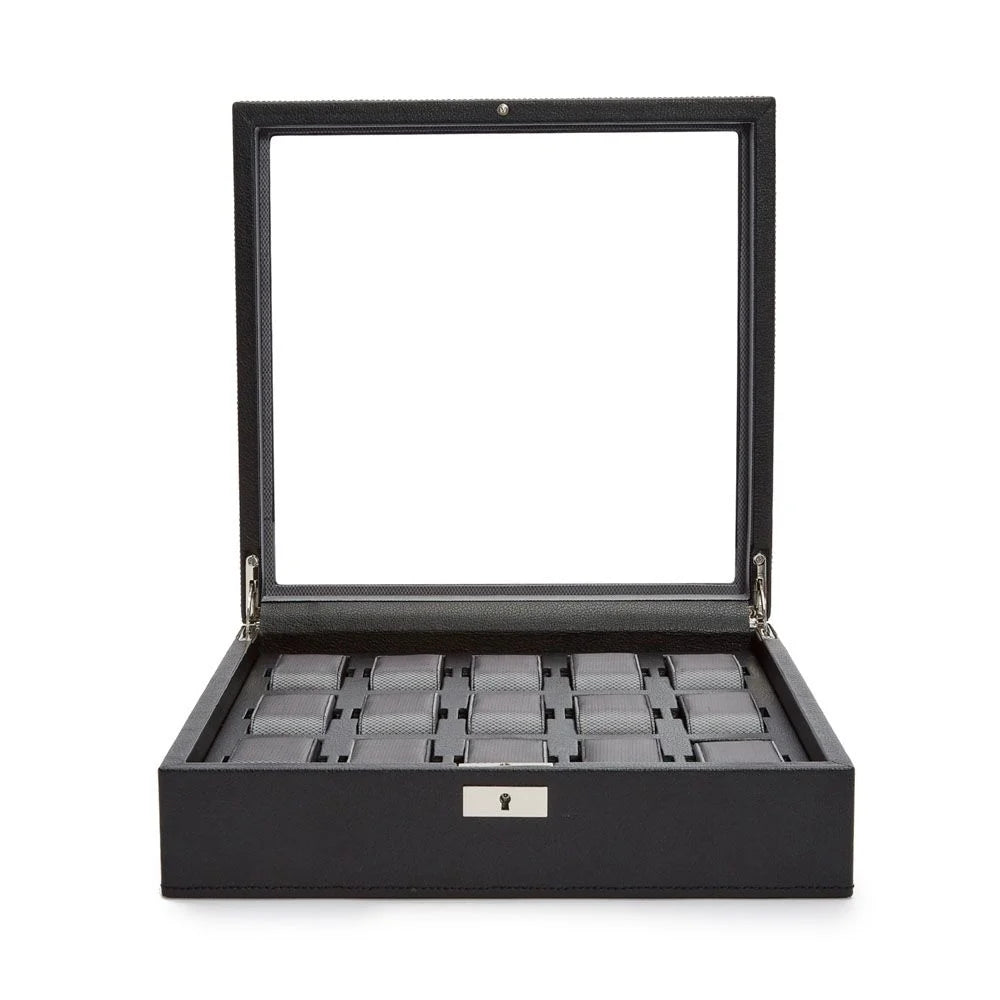 Watch Box for 15 Watches - Black-1-Le Remontoir