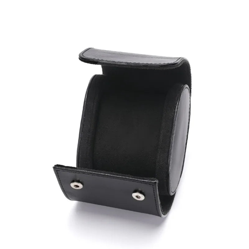 Corbeau Leather Single Watch Case-1-Le Remontoir