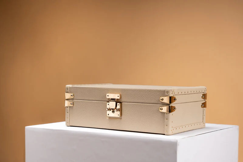 Watch Box – Togo Light Cream 8 Slots-6-Le Remontoir