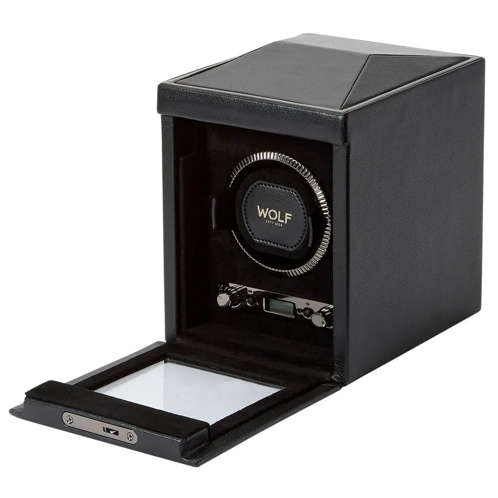 British Racing Single Watch Winder - Black-1-Le Remontoir