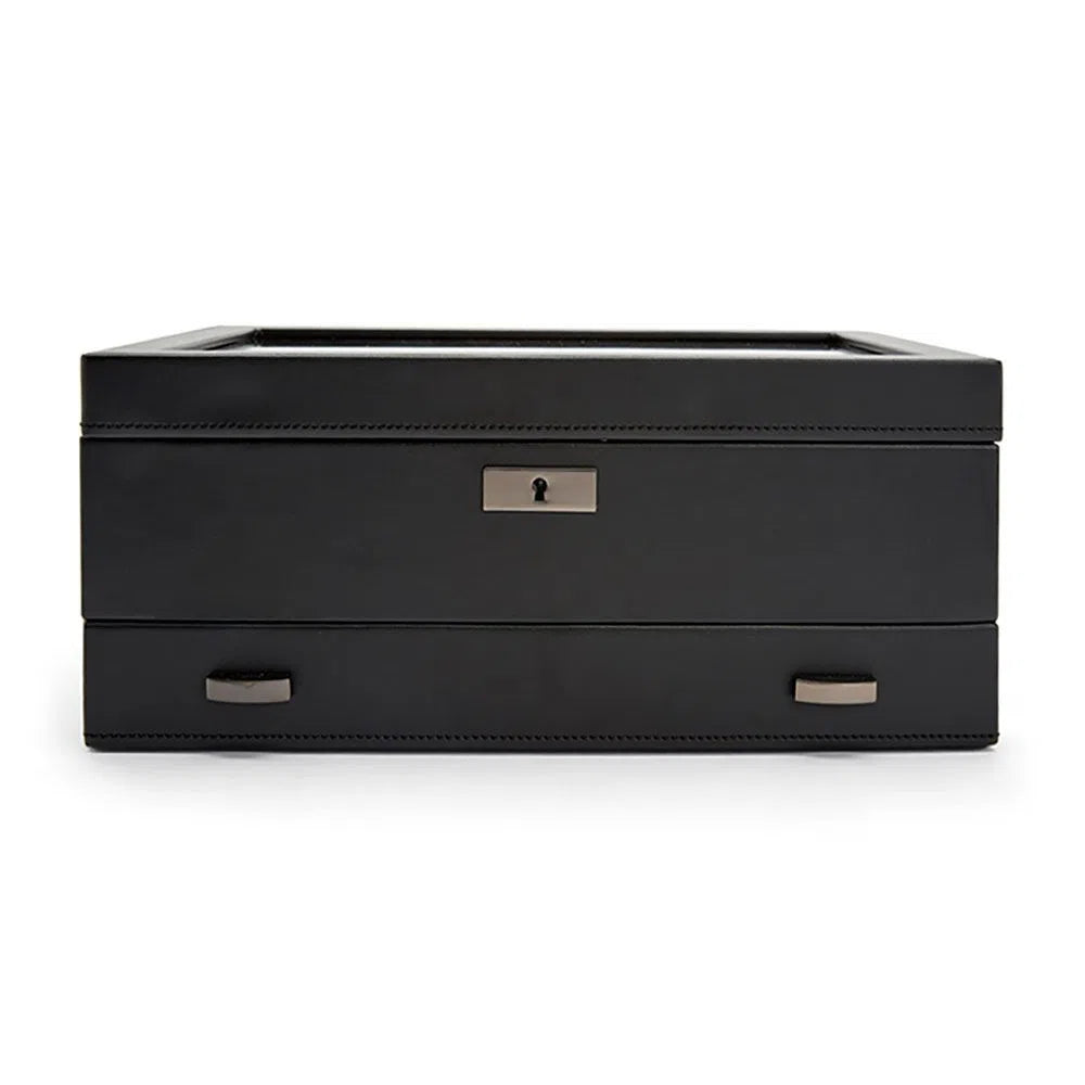 Axis 10-Watch Powder-Coated Watch Box with Drawer-2-Le Remontoir