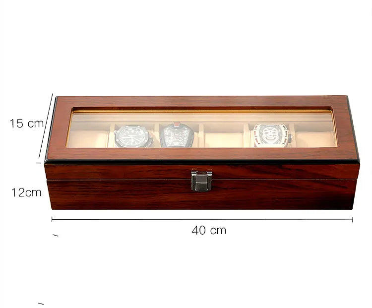 Classic Light Velvet Watch Box-2-Le Remontoir