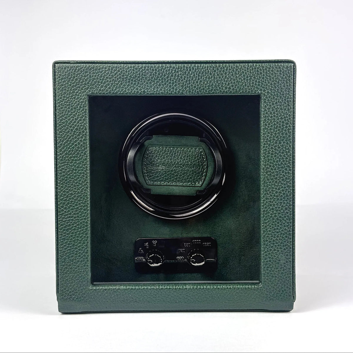 Watch Winder Cube Divan · 1 Watch · Cedar Green