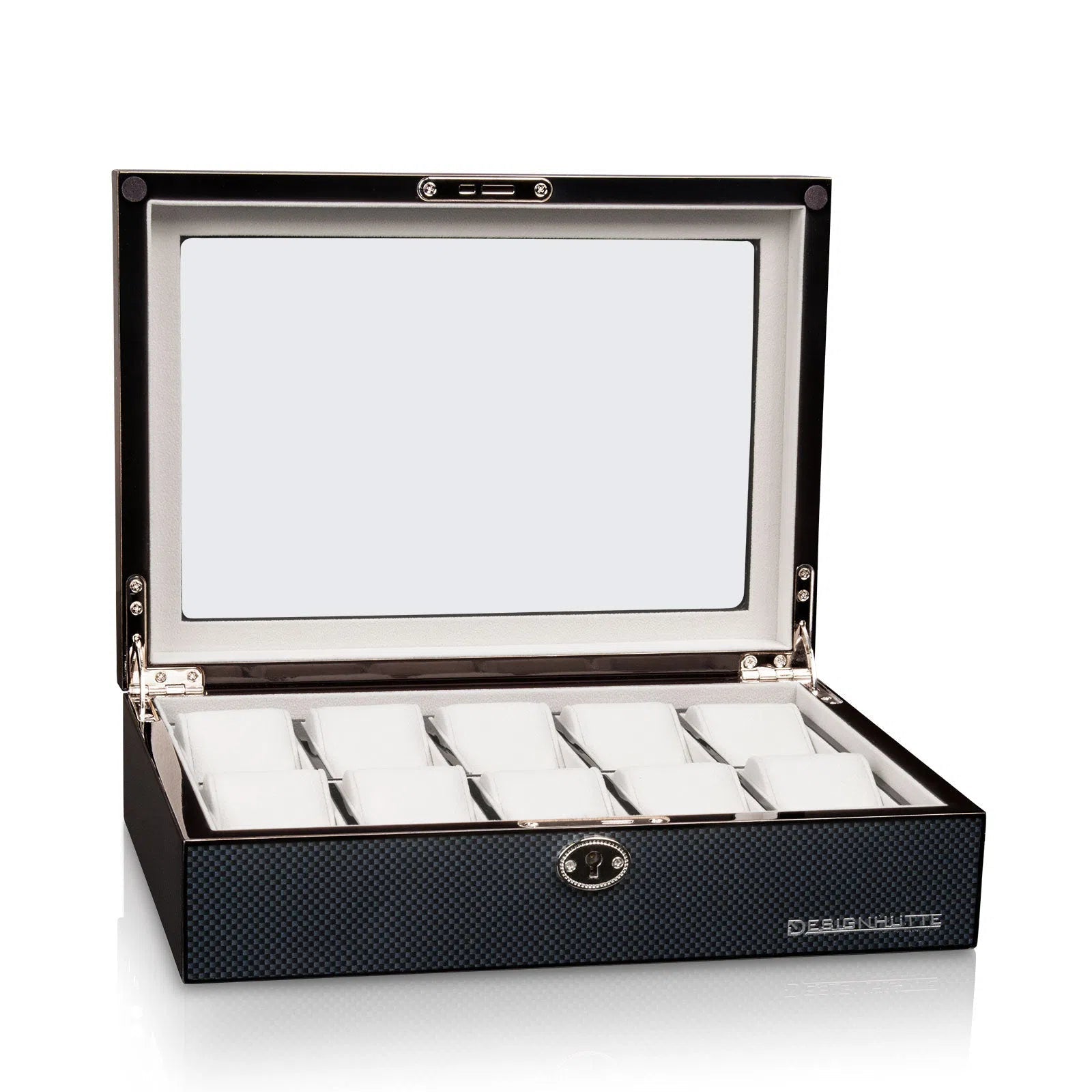 Chicago Carbon Watch Box for 10 Watches-1-Le Remontoir