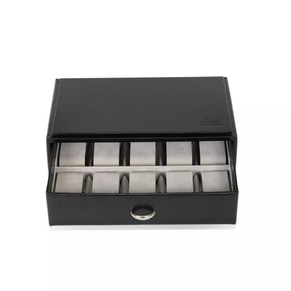 Boite a Montre Vario 10 Montres Noir Gris