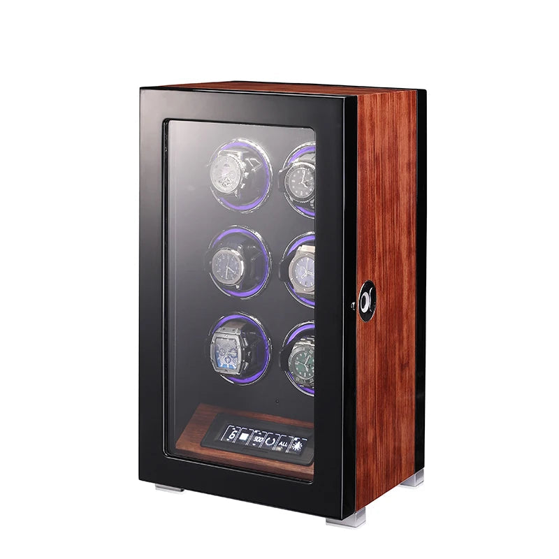 Brown 6-Watch Winder-1-Le Remontoir