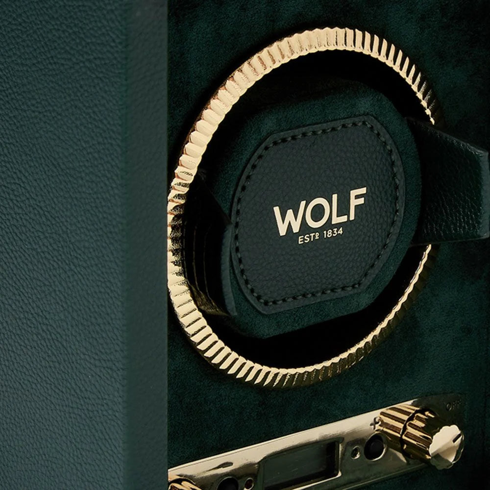 British Racing Green Single Watch Winder-4-Le Remontoir