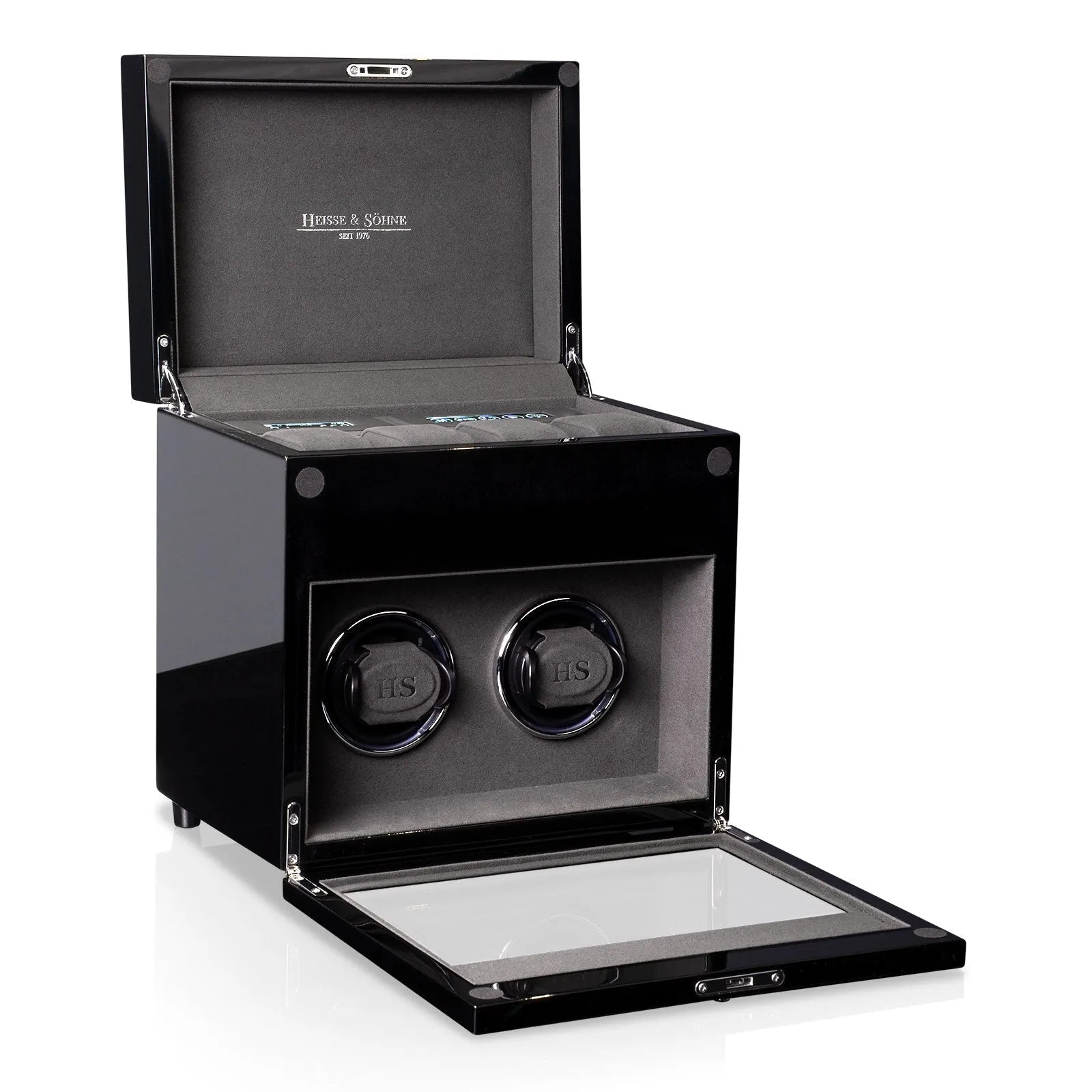 Denver 2 Watch Winder – Black-3-Le Remontoir
