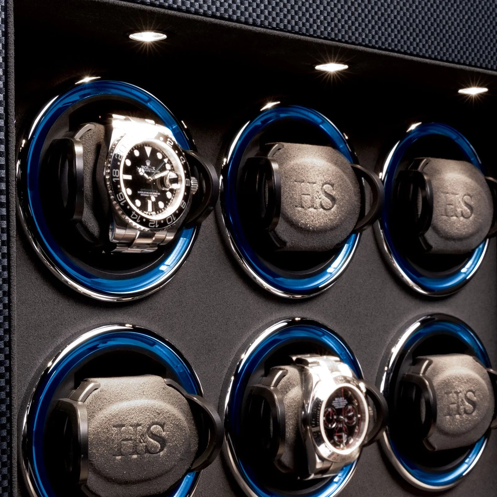 Denver 6 Watch Winder – Carbon-8-Le Remontoir