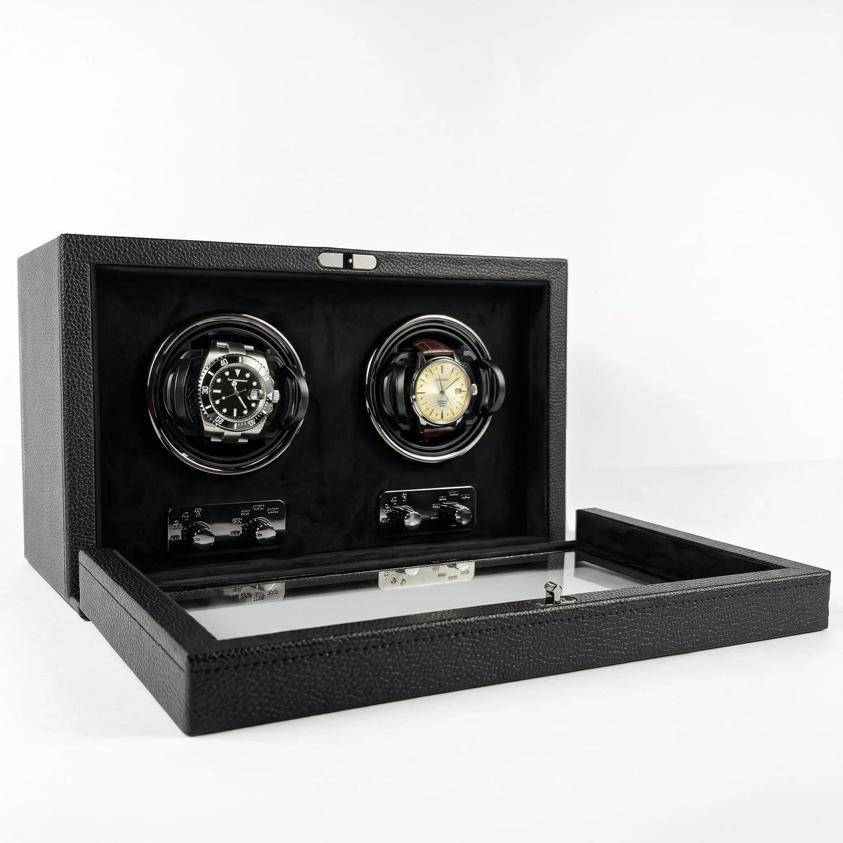 Cube Divan Watch Winder · 2 Watches · Onyx Black