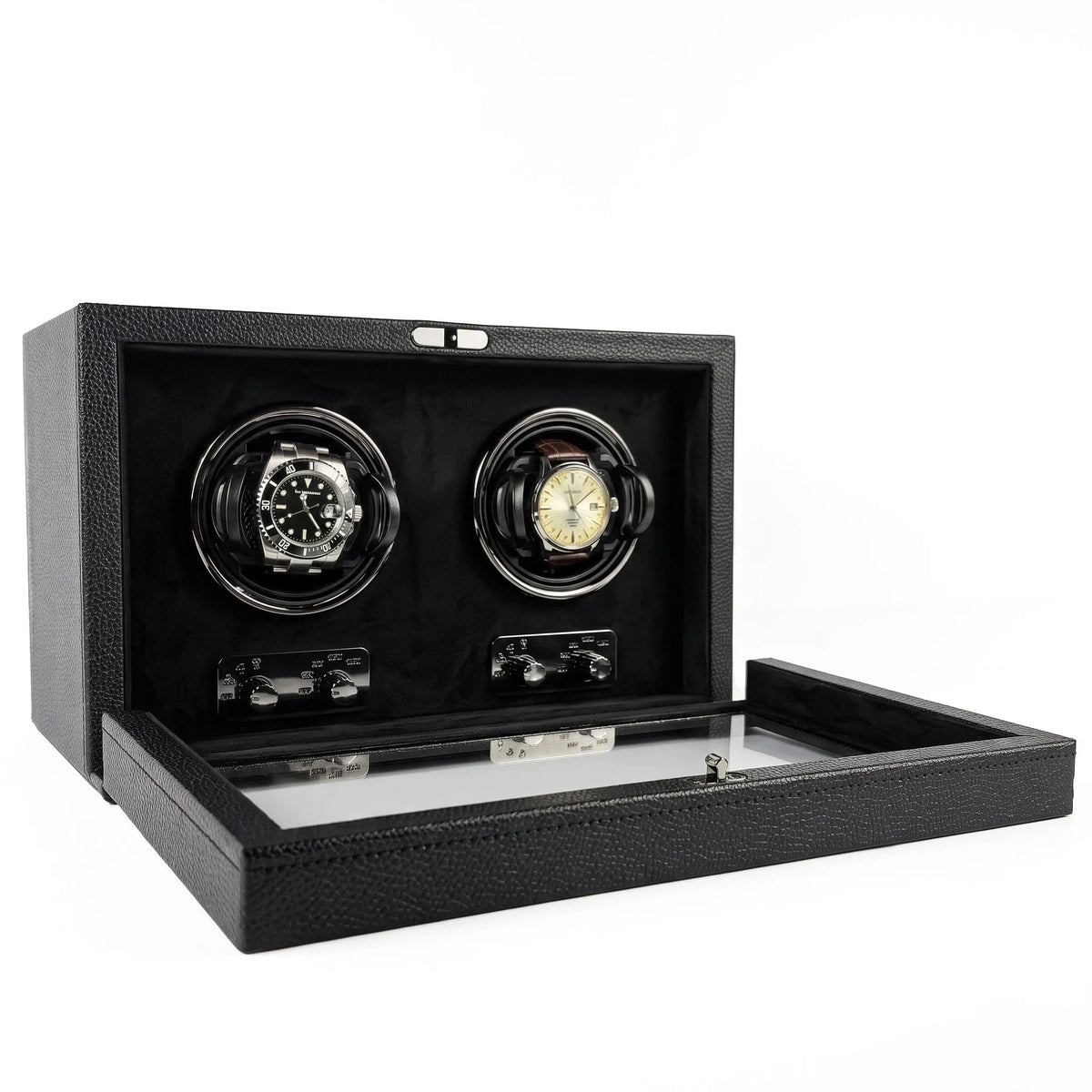Cube Divan Watch Winder · 2 Watches · Onyx Black