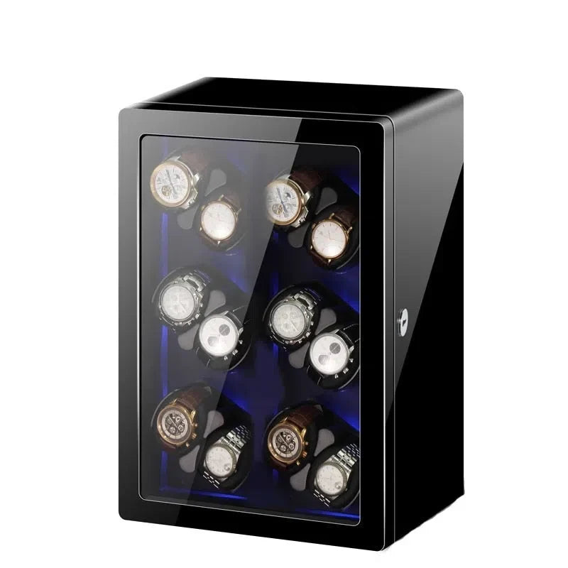 Automatic Watch Winder LuxeLift Piano 12 Slots-1-Le Remontoir