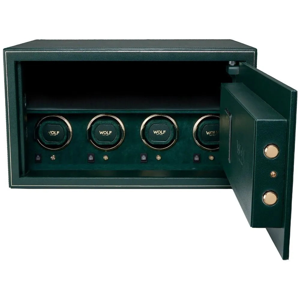 Watch Winder Safe - Wolf1834 The Den 4 Green