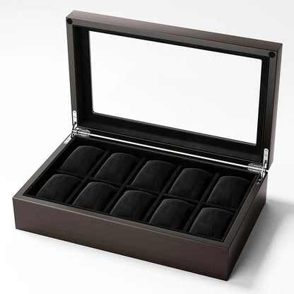 Spacious Ebony Watch Box-3-Le Remontoir