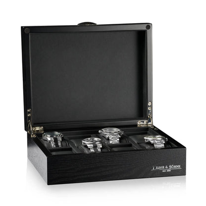 Bregano 8-Watch Black Watch Box-1-Le Remontoir