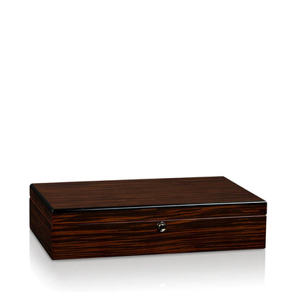 Crystal Watch Box for 10 Watches - Brown-2-Le Remontoir