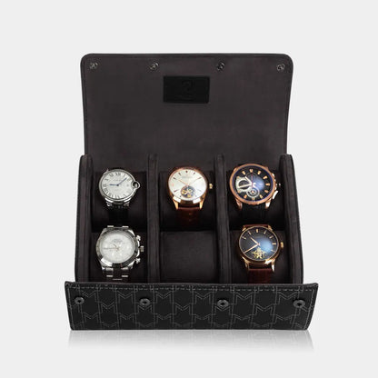 Watch Case - OPTIMUS 6 Watches Black / White-2-Le Remontoir