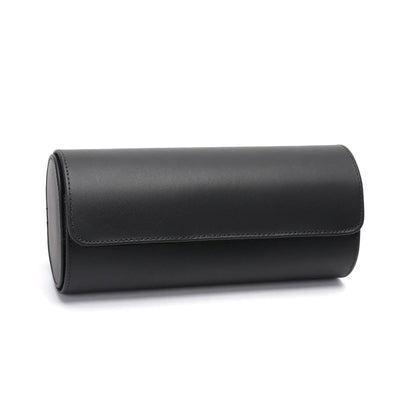 Raven Leather Trio Watch Case-1-Le Remontoir