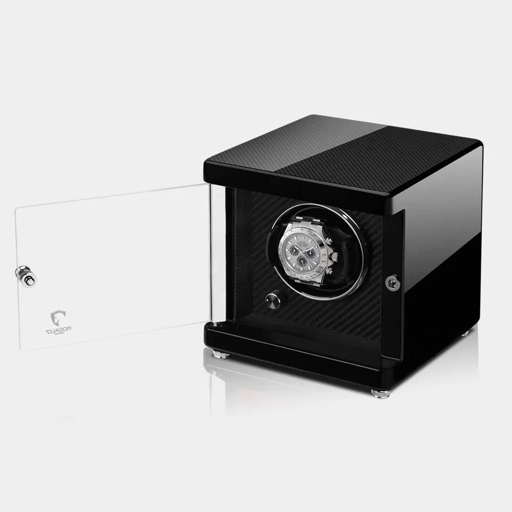 AMBIENTE Solo Watch Winder – Carbon-3-Le Remontoir