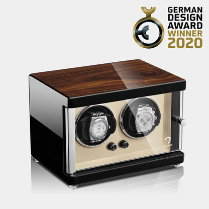 AMBIENTE Duo Watch Winder – Old Walnut