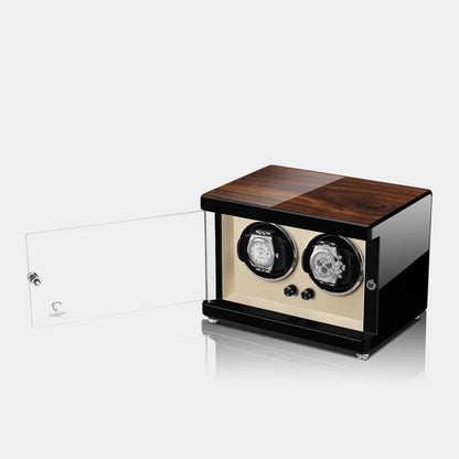 AMBIENTE Duo Watch Winder – Old Walnut