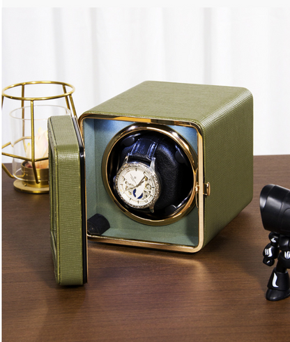 Watch Winder - Modern Green Cube-2-Le Remontoir