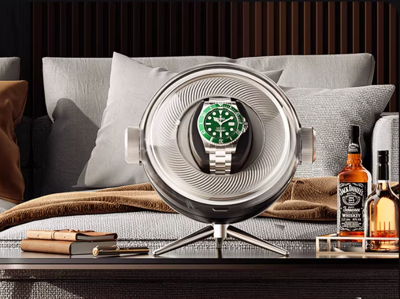 Tripode Solo Watch Winder - Black-6-Le Remontoir