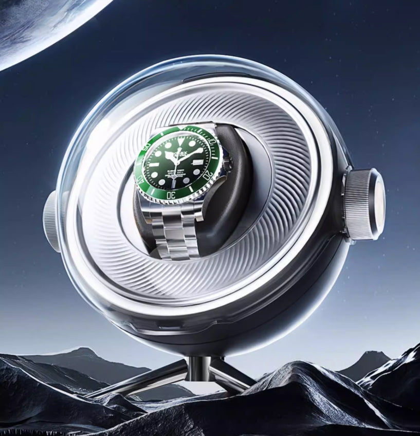 Tripode Solo Watch Winder - Black-5-Le Remontoir