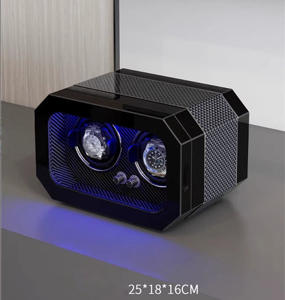 Watch Winder 2 Slots - Scacci Carbon-2-Le Remontoir