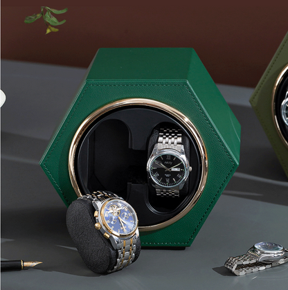 Hexagonal Duo Watch Winder – Sinople-4-Le Remontoir