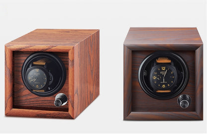 Full Wood Walnut Solo Watch Winder-3-Le Remontoir