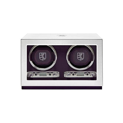 Silver Double Watch Winder-2-Le Remontoir