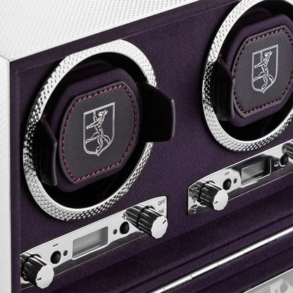 Silver Double Watch Winder-4-Le Remontoir