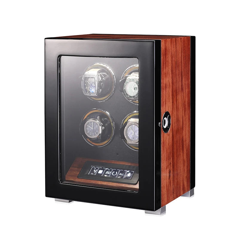 Brown Four-Watch Winder-1-Le Remontoir