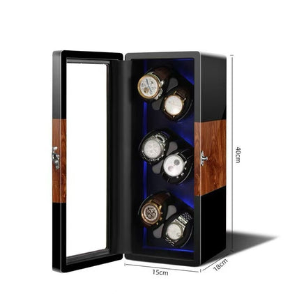 LuxuryLift Hybrid 6 Slot Automatic Watch Winder-4-Le Remontoir