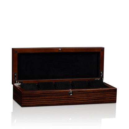 Crystal 5-Watch Box - Brown-1-Le Remontoir
