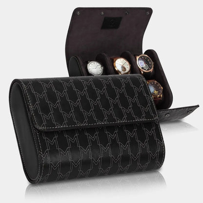 Watch Case - OPTIMUS 6 Watches Black / White-4-Le Remontoir